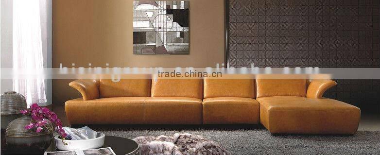 Bisini Modern Simple Leather Hotel Lobby Sofa Set (BG90474)