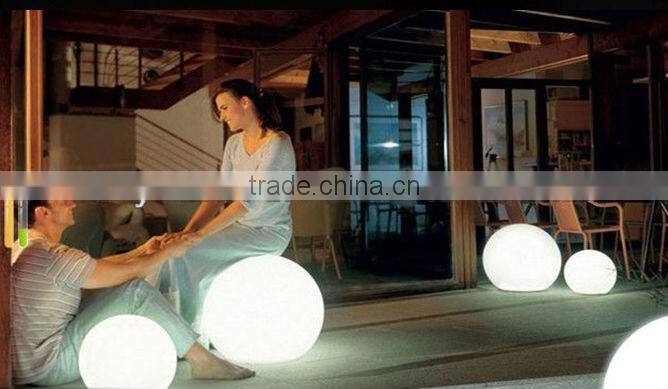 Waterproof IP65 RGB colors rechargeable floating led eggs light ball