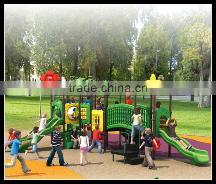 SAFE EN1176 STANDARD TROPICAL RAIN FORET SERIES CHILDREN OUTDOOR COMBINED SLIDE (HA-01601)