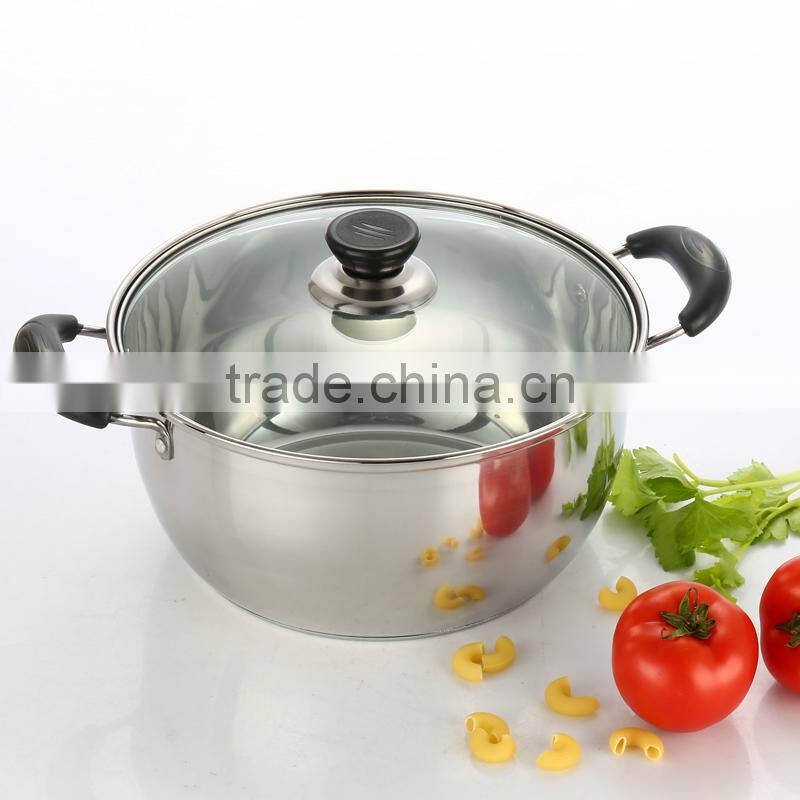 LB Tall Stainless Steel Stock Pot With Double Bottom