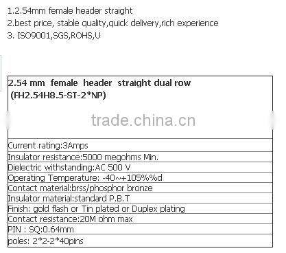 FH254H570-ST-D300-2x15P 2.54mm winding displacement connector
