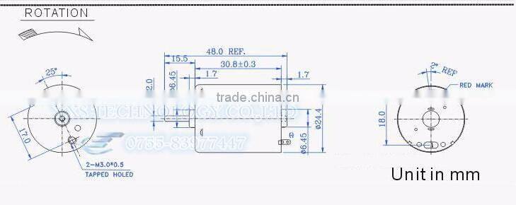 ALONG JRF370-15370 Micro Vibrator Motor 6V 12V 24V