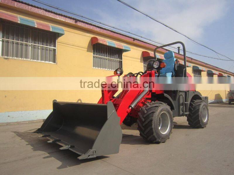 1t farm mini small front wheel loader ZL910 with 3 cylinders engine