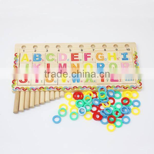 2015 New kids wooden hammer toy, popular children wooden hammer toy and hot sale fashion baby wooden hammer toy W11G014