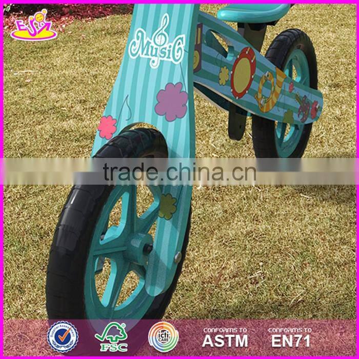 2017 New design original work children wooden balance bikes for boys W16C178