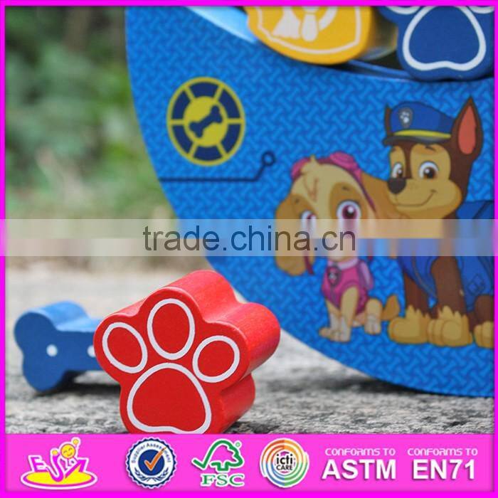 2016 new design educational wooden balance toys for toddlers W11F068