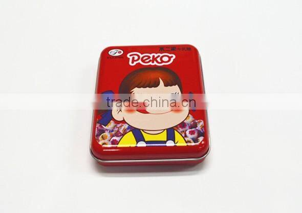 Hot sale irregular shape metal coin bank with handle