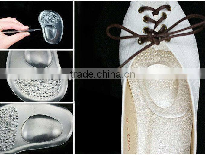 foot pad with arch support /soft half forefoot cushion gel insoles with arch support