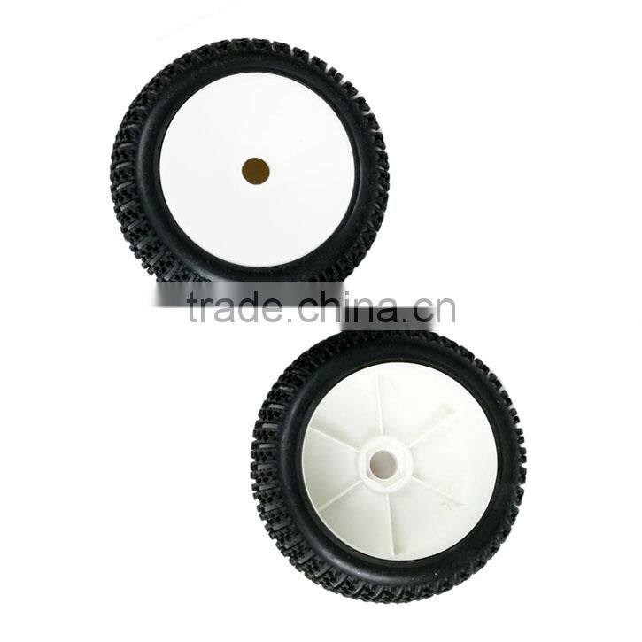 2X HSP 6501-1/8 Buggy Tires Buggy Wheel plastic wheels For Toys RC Car