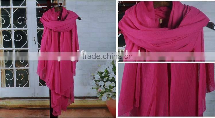 Hot Sale New Arrival Autumn Winter Artesanato Women Scarves Fashion Lengthen Cotton Scarves Warm Solid Scarf