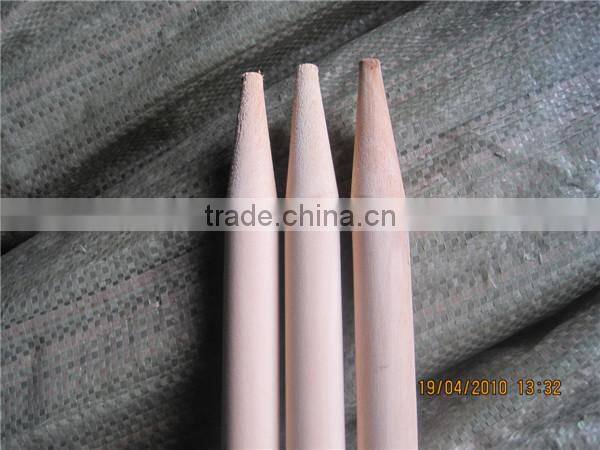 tapered wooden broom handle