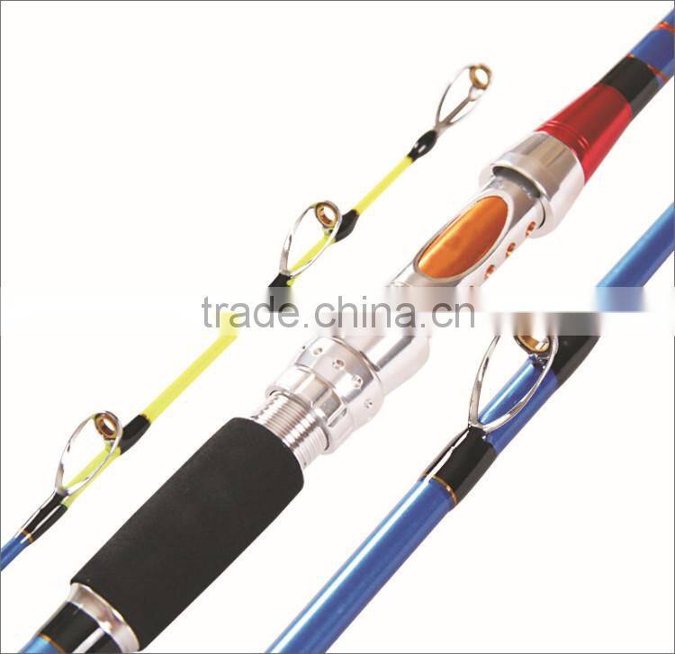 180cm Blue Paint Carbon Fiber Trolling Boat Fishing Rod