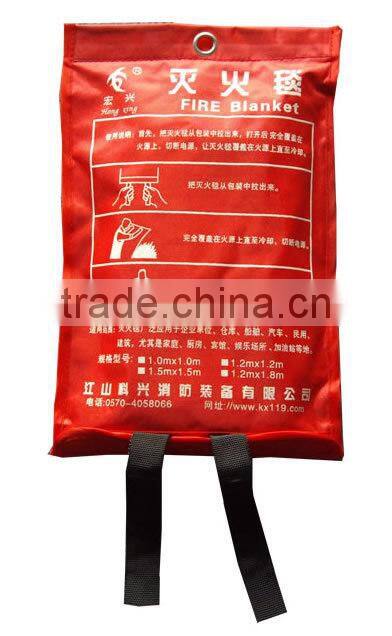Fiberglass Fire Blanket 1.5*1.5 Soft Bags