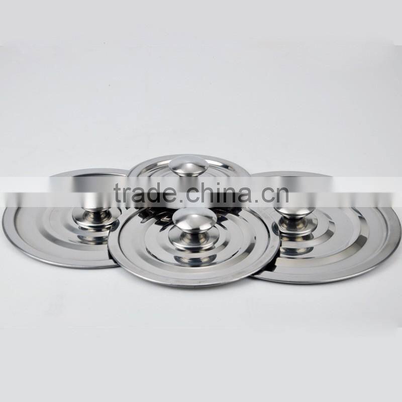 8pcs stainless steel cookware set/ soup pot set with stainless steel lids