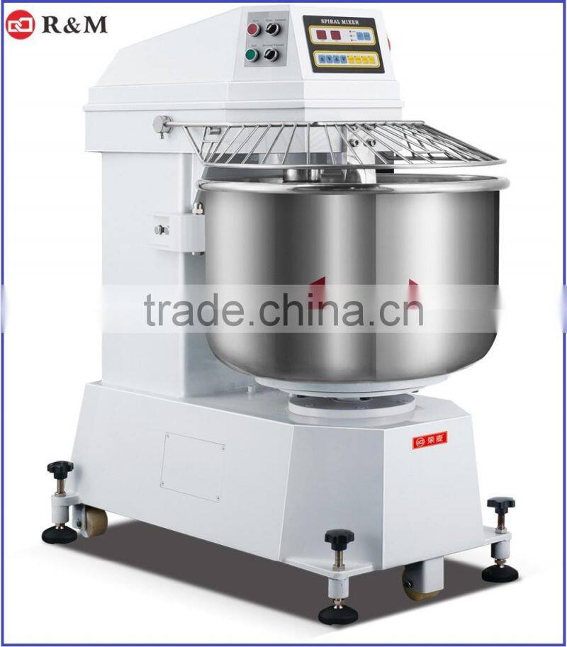 Restaurant Equipment Kitchen Stainless Steel 100kg Bakery Spiral Dough Mixer