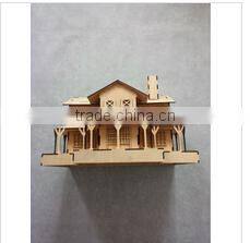 Lovely house wooden coin box and kids gift