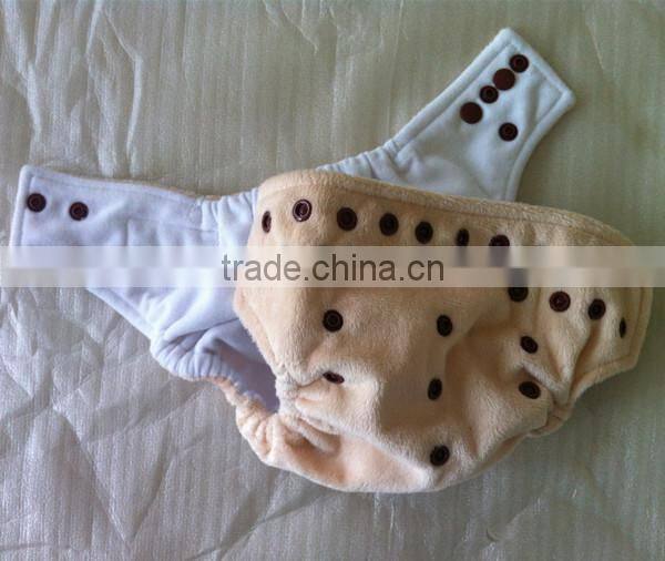 Newborn minky cloth diaper for baby in high quality
