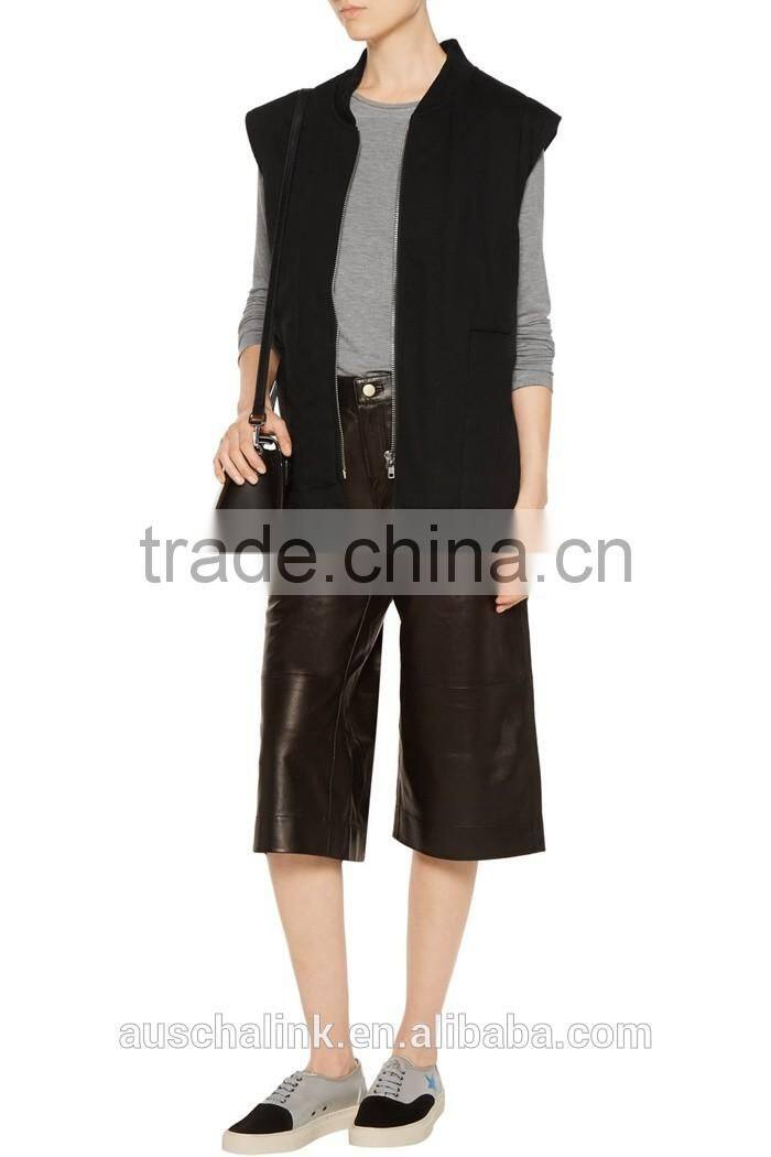 best selling fashion style women cheap black cotton travel vests