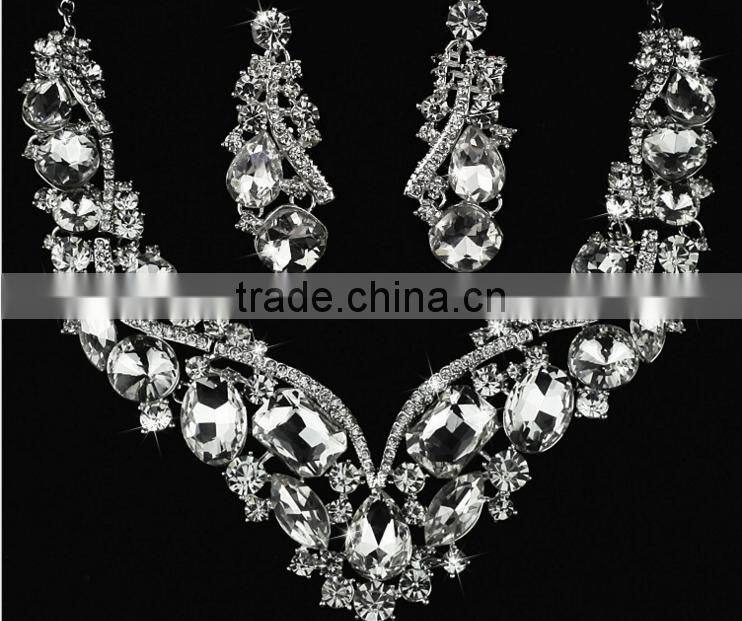 2016 fashion big chunky jewelry set trendy noble party women jewelry sets