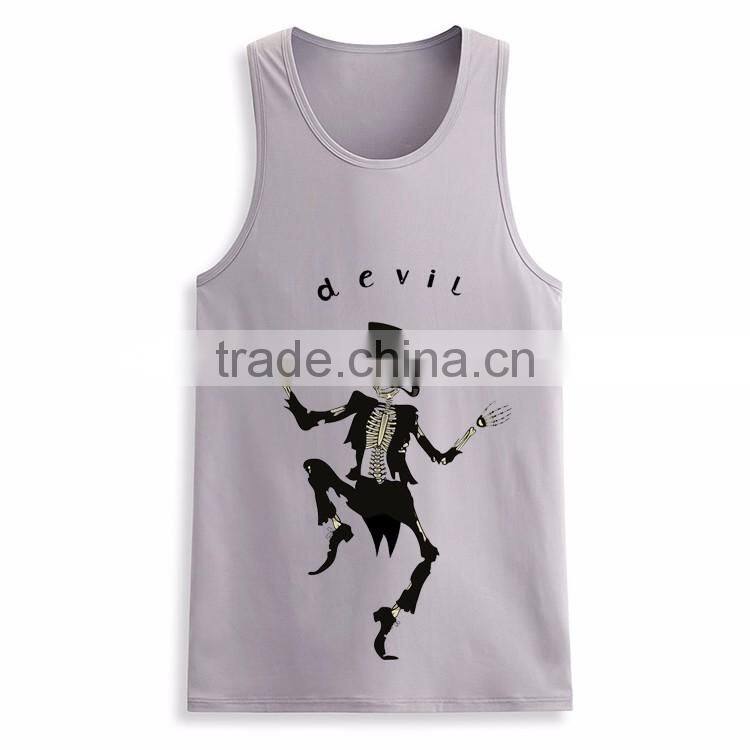 Bulk Printing Cheap Design Your Own Mens Bodybuilding Funny Sport Gym Tank Top