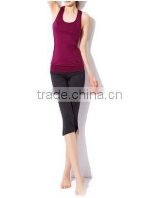 Yellow Women Aerobics Pant Yoga Clothing Body Building sport wear