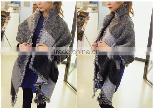 1pc New design fashion winter warmth spandex elegant shawl scarf designs for stitching
