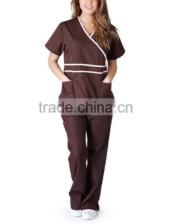 OEM service classical beautiful nursing scrub sets meternity work sets