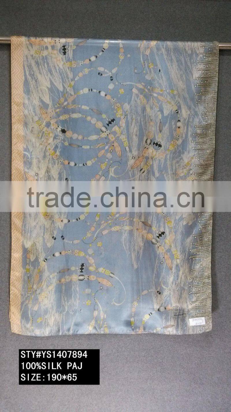 WHOLESALE NEWEST PRINTED SILK SCARF