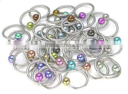 Body piercing jewelry belly ring