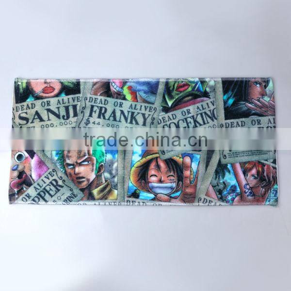 Customized Reactive Printing Velour Beach Towel