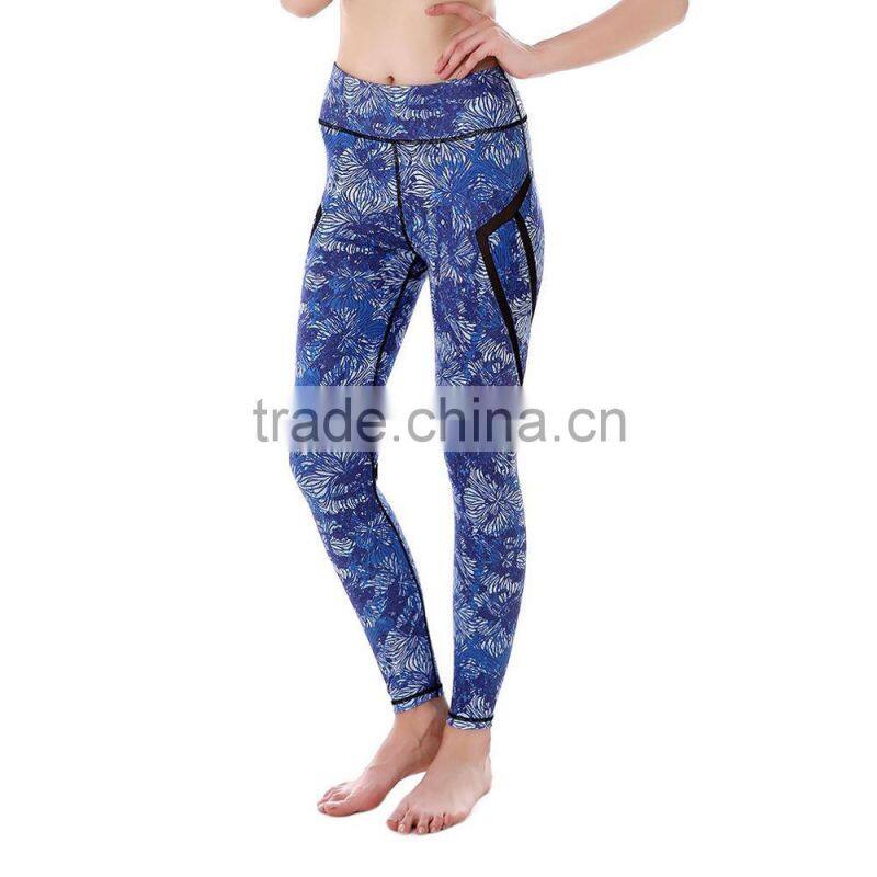 leopard net patched skeleton yoga jogging legging /morning xg high waist plus size flower athletic yoga pants capris trousers
