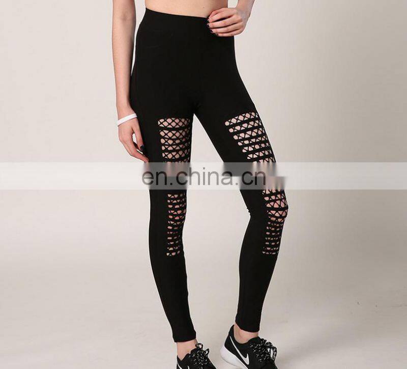 Cheap clothes sports womens yoga pants custom mesh crossfit leggings OEM manufacturer