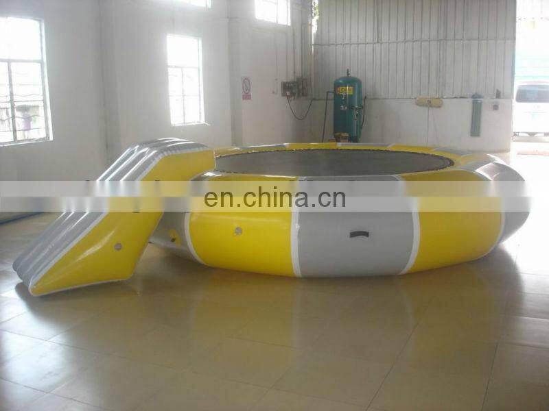 Fun inflatable water trampoline for sale,inflatable trampoline on water,inflatable floating water trampoline