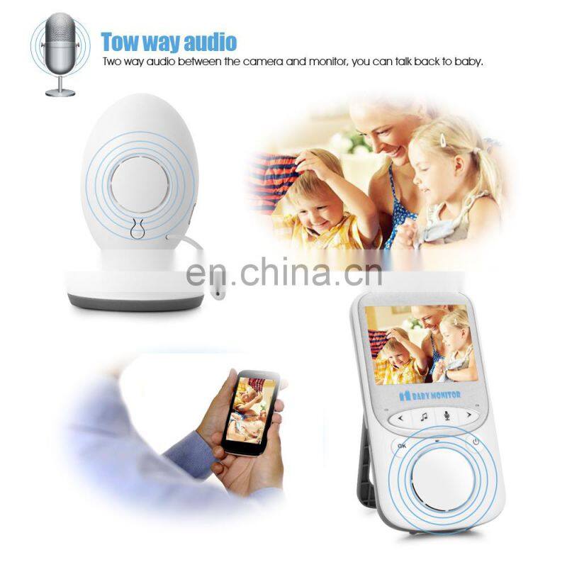 2017 New Product VB605 2.4 Inch Wireless Baby Monitors IR Night Vision Intercom Temperature Monitoring