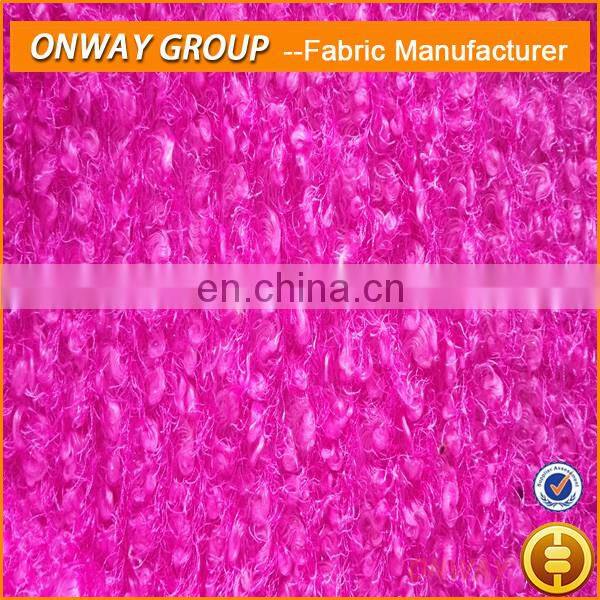 Onway Textile hatchi cotton poly fleece real indigo knitted denim fabric for sweaters