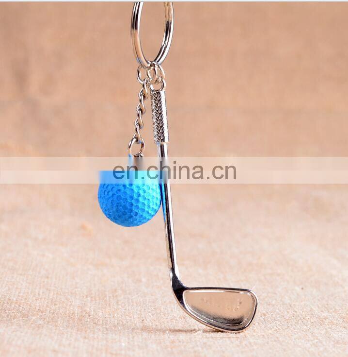 2017 design alloy Golf costom keychain