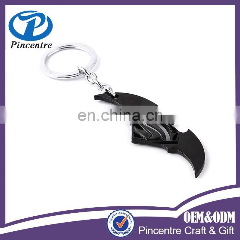 wholesale Superhero Marvel Batman Bat Metal Keychain with Key Ring in store