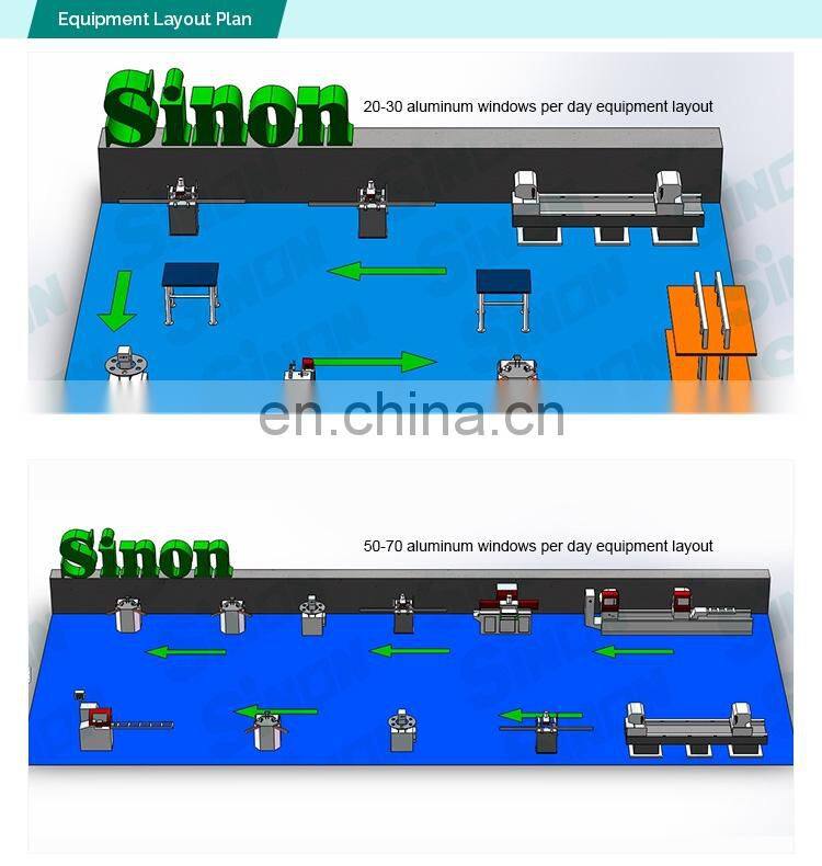 Hot Sale Window and Door Making Machine Double head Cutting Saw for PVC Profile