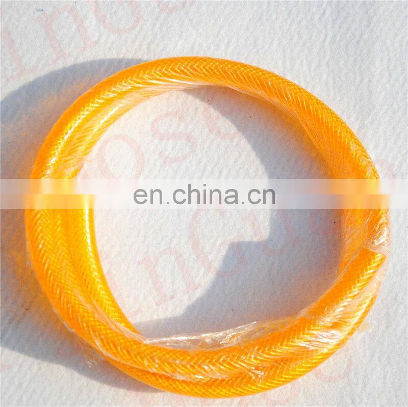 25MM Clear Flexible pvc nylon braided hose pipe,Smooth Netting Transparent Tube no smell in good quality