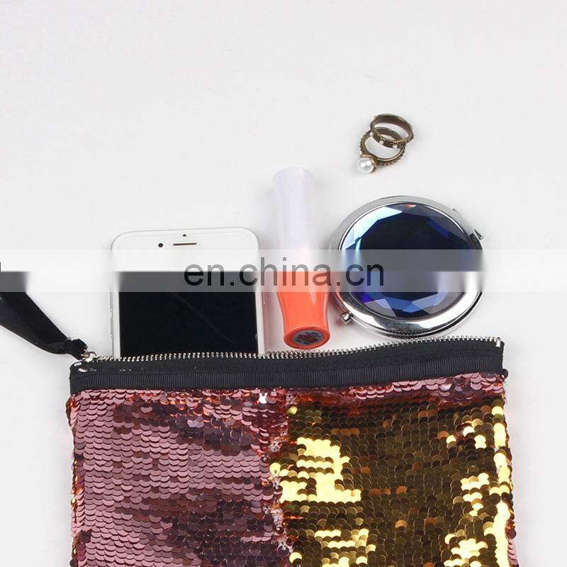 Female Sequin Coin purse Girl Mermaid Shiny Patchwork wallet 11Colors