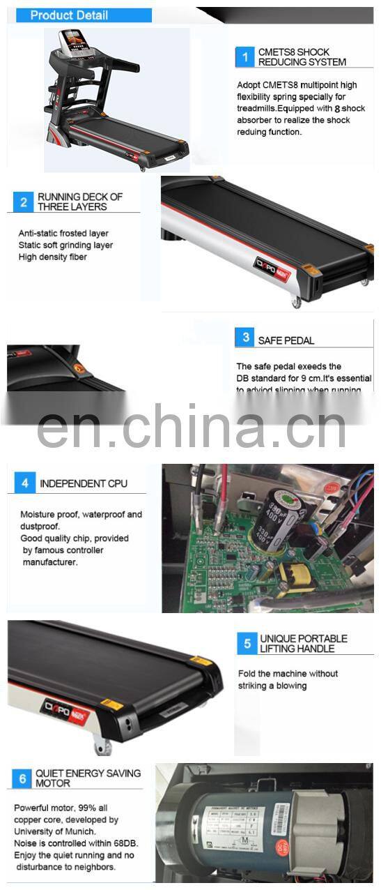 2020 popular running machine 3.0HP motorized Treadmill