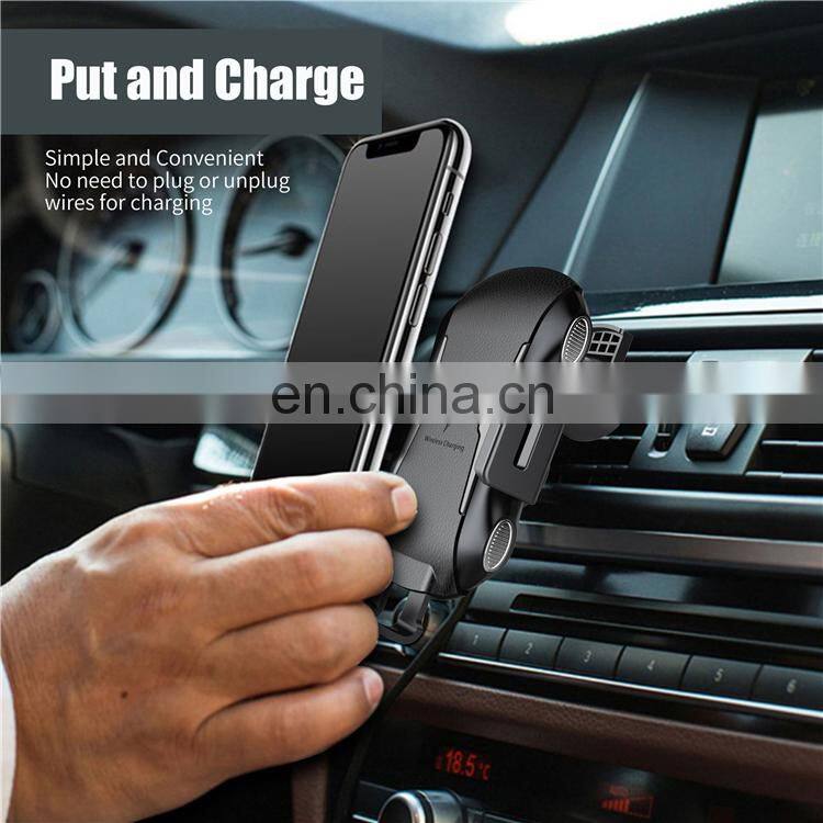 Magnetic Wireless Car Charger Wireless Fast Charging Car Holder Stand for Mobile Phone