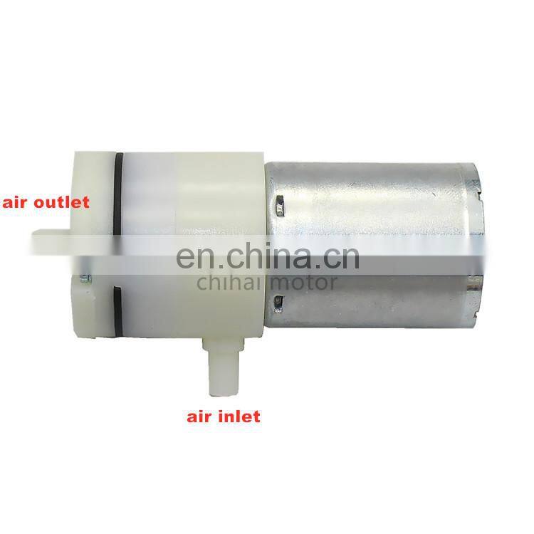 Chihai motor R370 25mm Mini charging vacuum suction negative pressure silent pump with solenoid valve