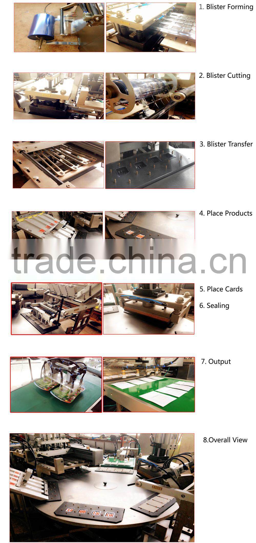 pen blister card packaging blister packing machine