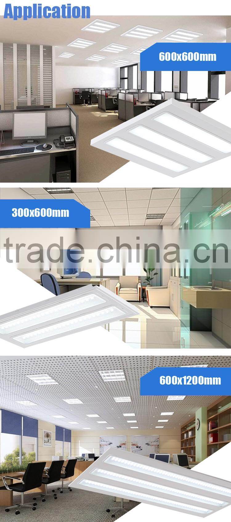 China supplier of 600 600 led grille light panel 36 watts