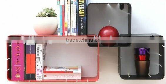 2013 new coloful wall bookcase A3001