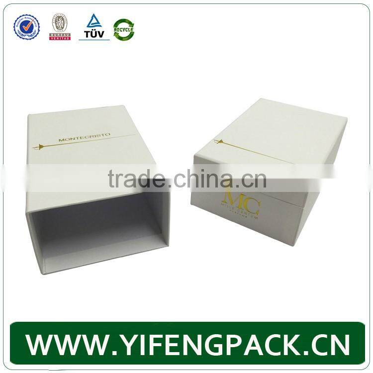 custom cardboard white large rigid paper gift boxes with eva insert