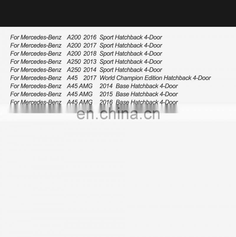 A Class Carbon Fiber Rear Bumper Splitter for Mercedes Benz A180 A200 A250 A45 W176 . 2013-2016