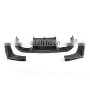 Carbon Fiber Custom M3 M4 Car Rear Bumper Diffuser for BMW F83 F82 M4 F80 M3 14-19