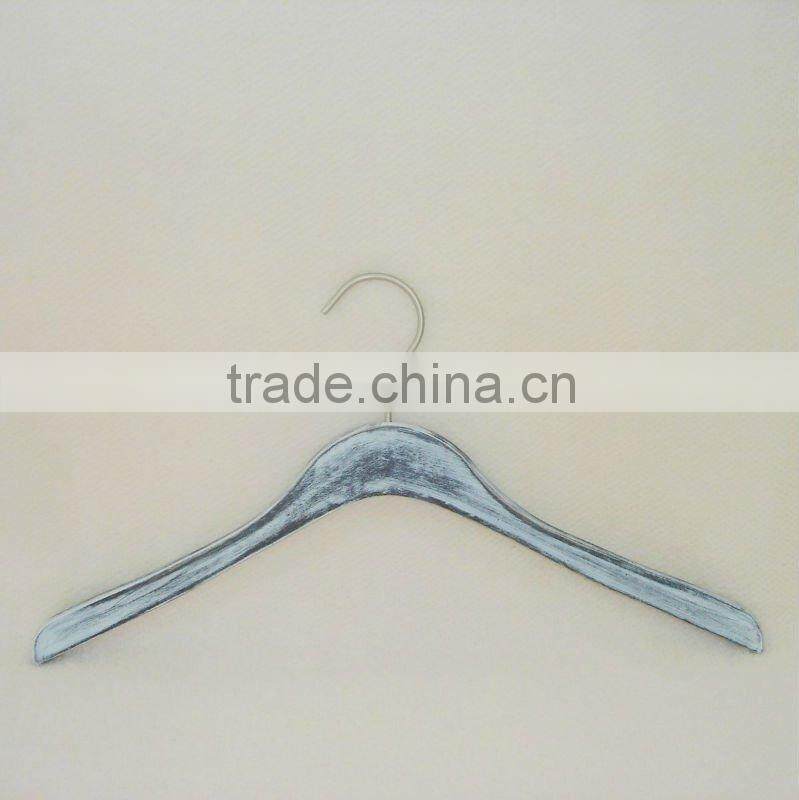 LH53 slim hanger wood top hanger nonslip